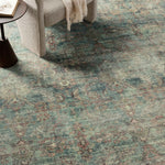 Magnolia Home by Joanna Gaines x Loloi Banks Ocean / Spice Rug White Cliff Studio Rugs