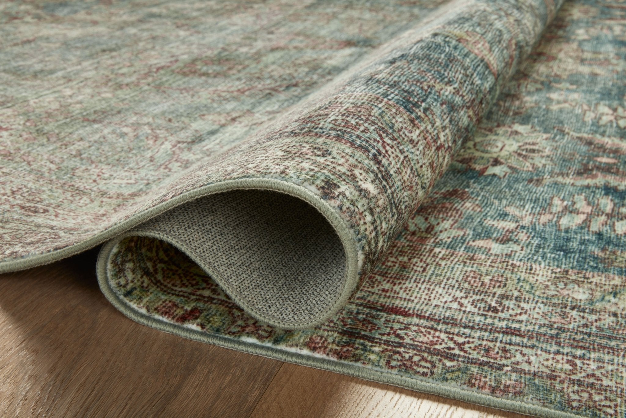 Magnolia Home by Joanna Gaines x Loloi Banks Ocean / Spice Rug White Cliff Studio Rugs