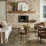 Magnolia Home by Joanna Gaines x Loloi Banks Spice / Blue Rug White Cliff Studio Rugs