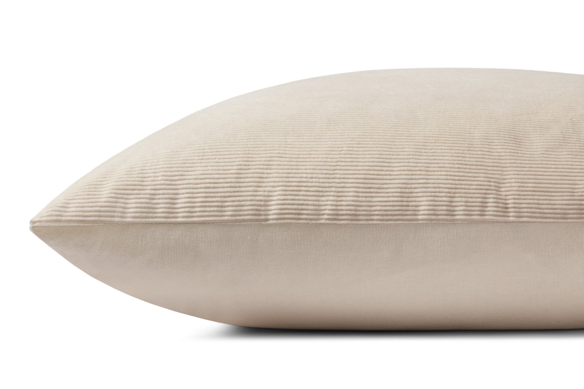 Magnolia Home by Joanna Gaines x Loloi Beatrice PMH0048 Ivory 22'' x 22'' Cover Only Pillow