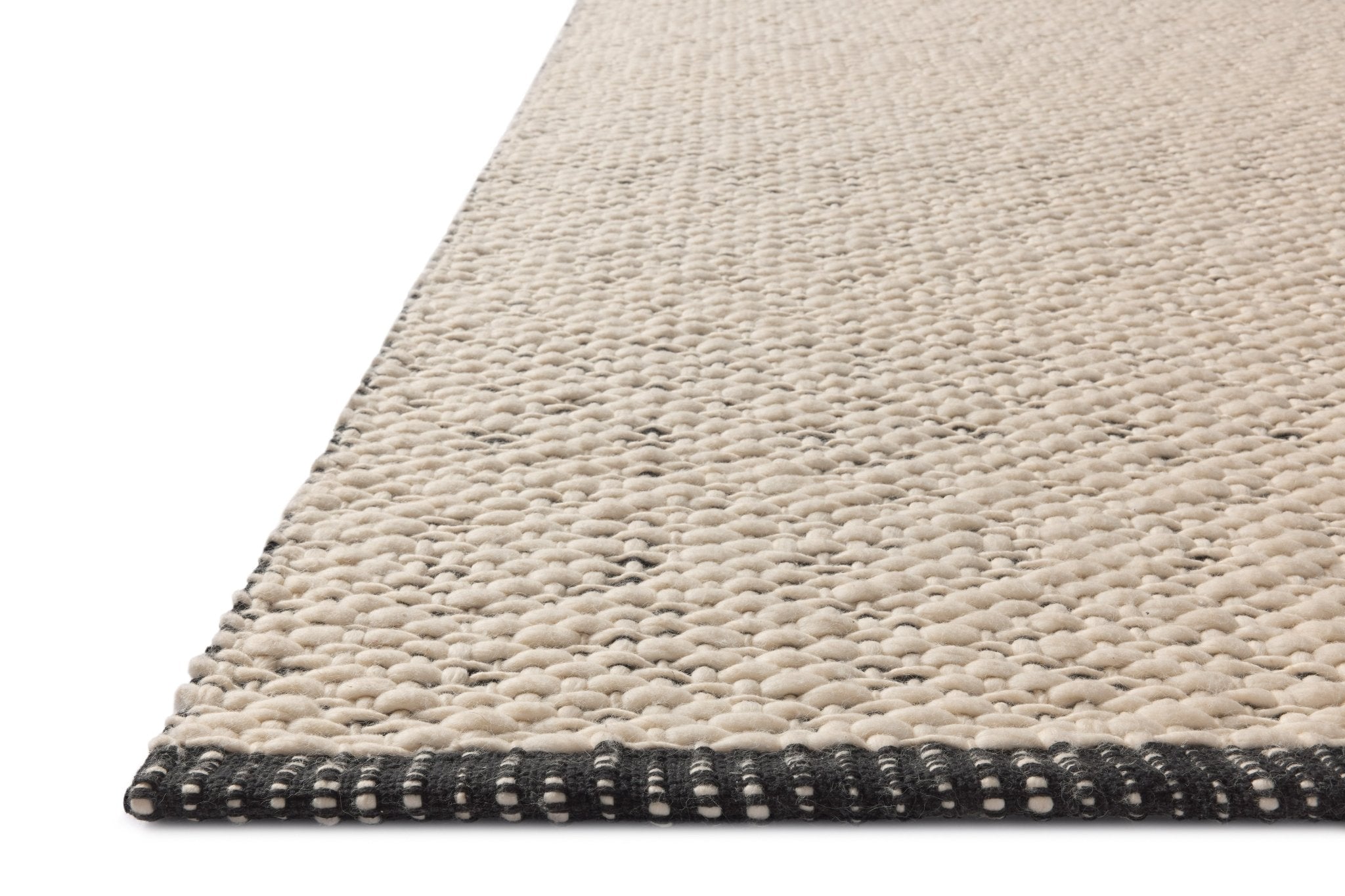 Magnolia Home by Joanna Gaines x Loloi Betty Ivory / Black 11' - 6" x 15' Area Rug White Cliff Studio Area Rugs