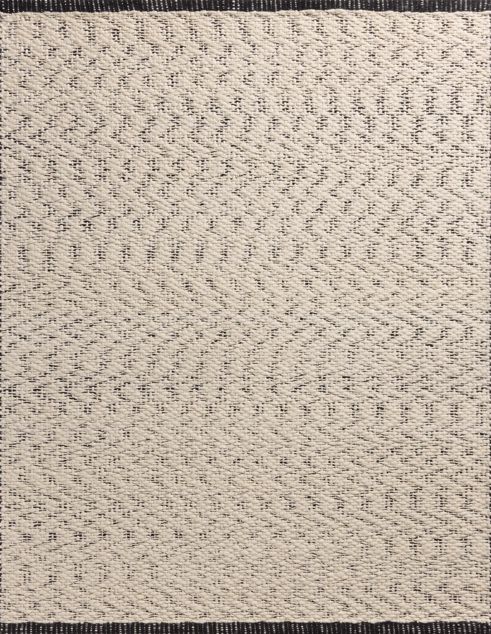 Magnolia Home by Joanna Gaines x Loloi Betty Ivory / Black 11' - 6" x 15' Area Rug White Cliff Studio Area Rugs