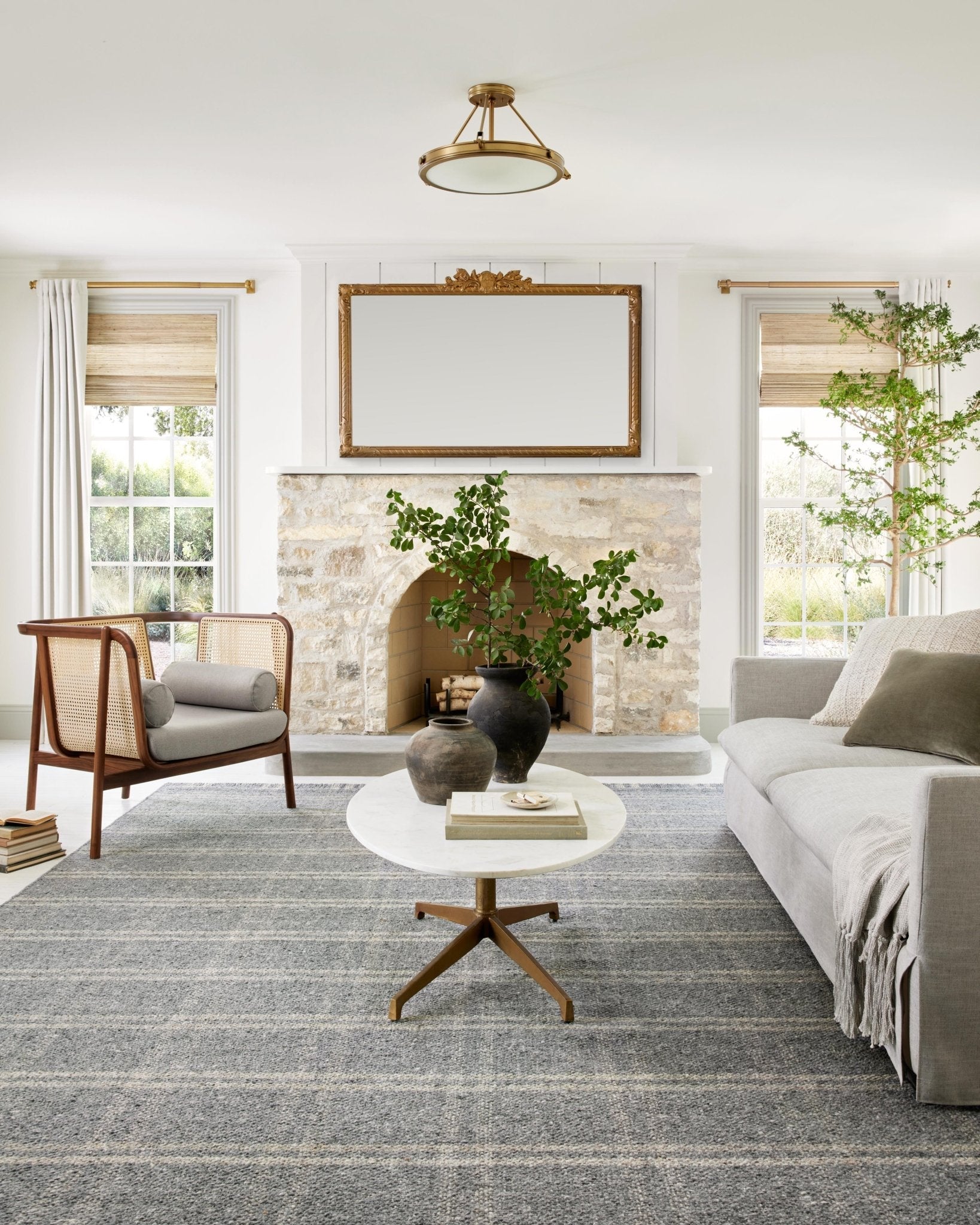 Magnolia Home By Joanna Gaines x Loloi Caleb Mocha / Taupe Rug White Cliff Studio Rugs
