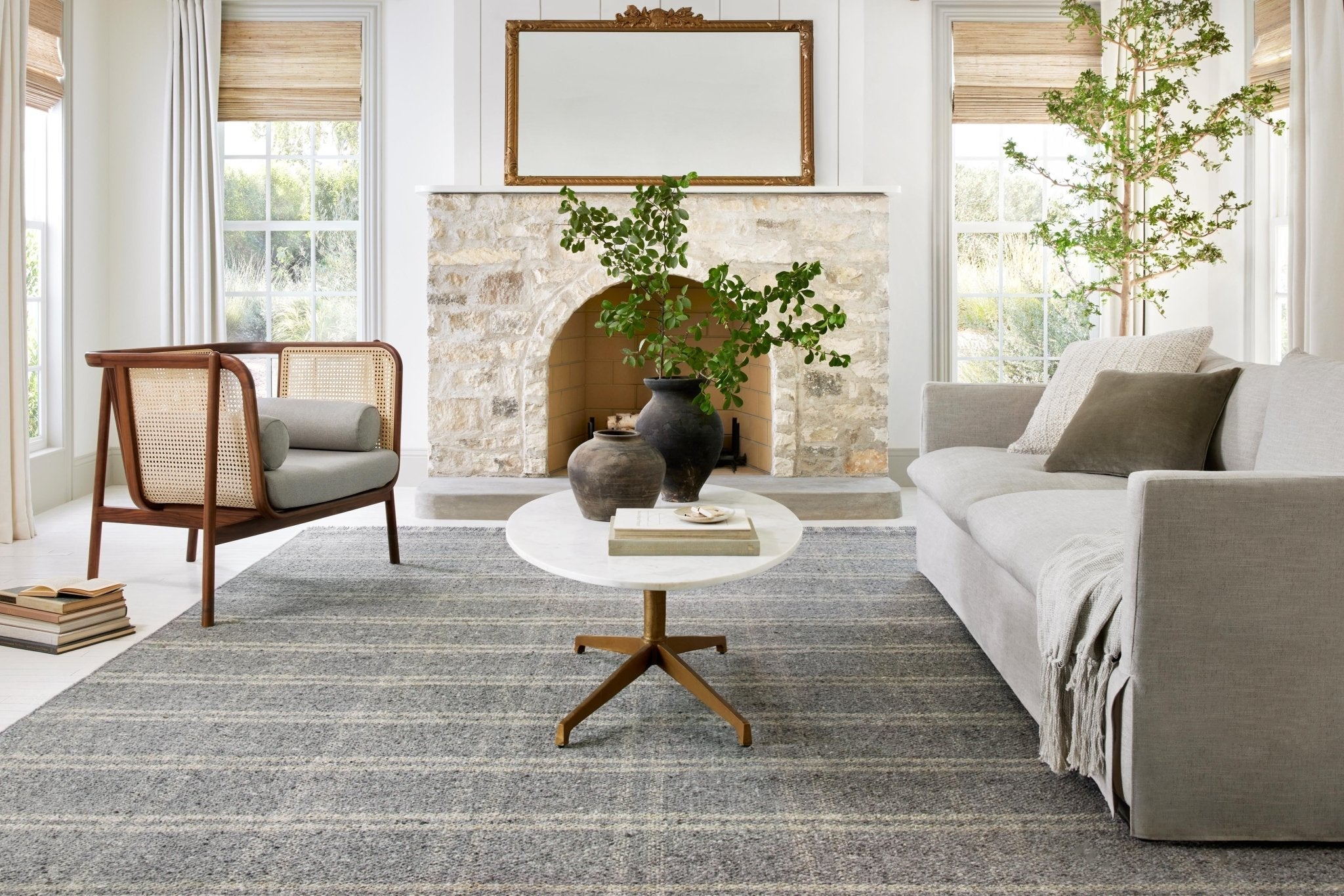 Magnolia Home By Joanna Gaines x Loloi Caleb Mocha / Taupe Rug White Cliff Studio Rugs