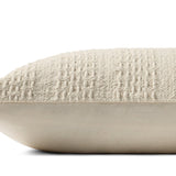 Magnolia Home by Joanna Gaines x Loloi Cameron Ivory 13'' x 35'' Pillow Cover Only White Cliff Studio Throw Pillows