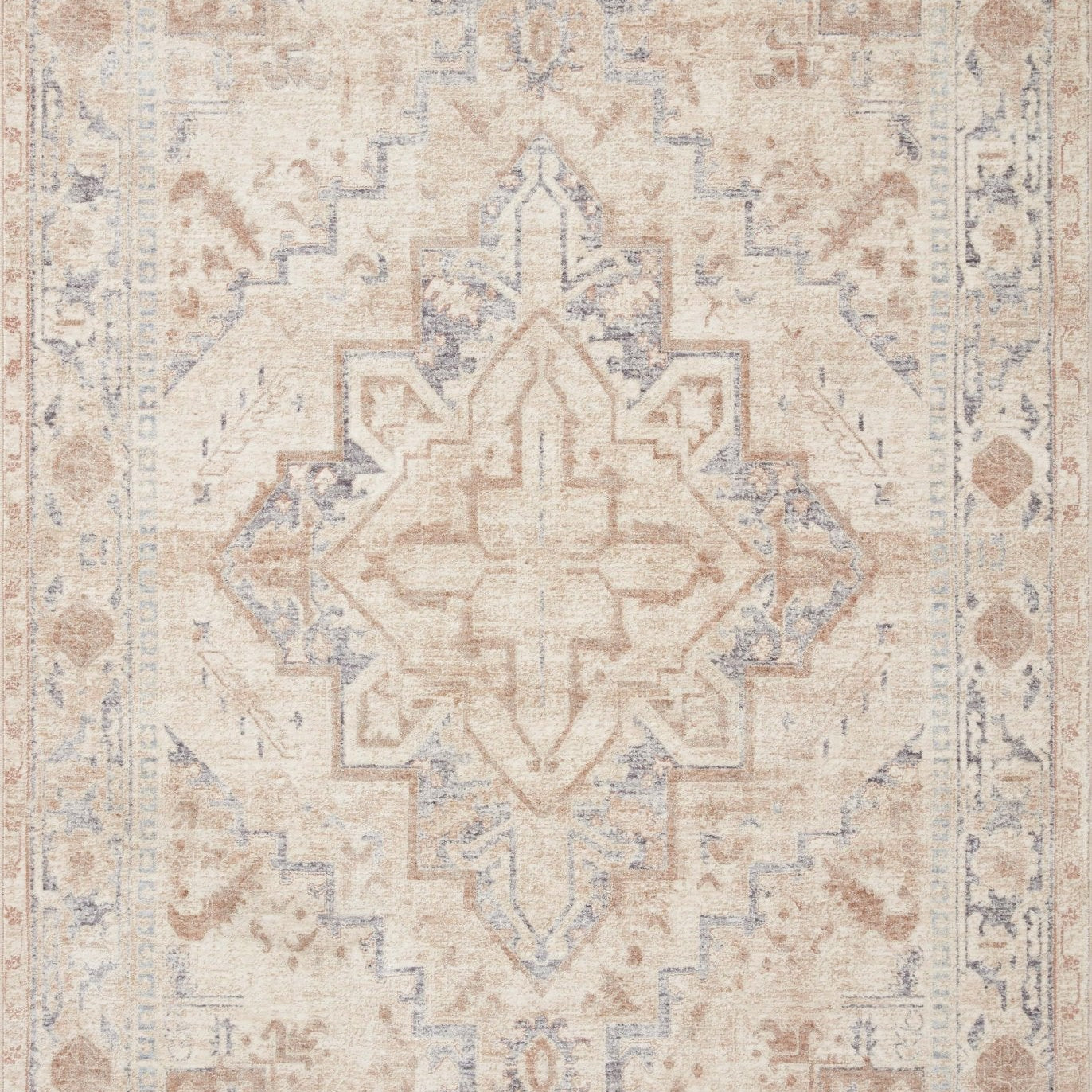Magnolia Home By Joanna Gaines x Loloi Carlisle Beige / Slate Rug White Cliff Studio Rugs