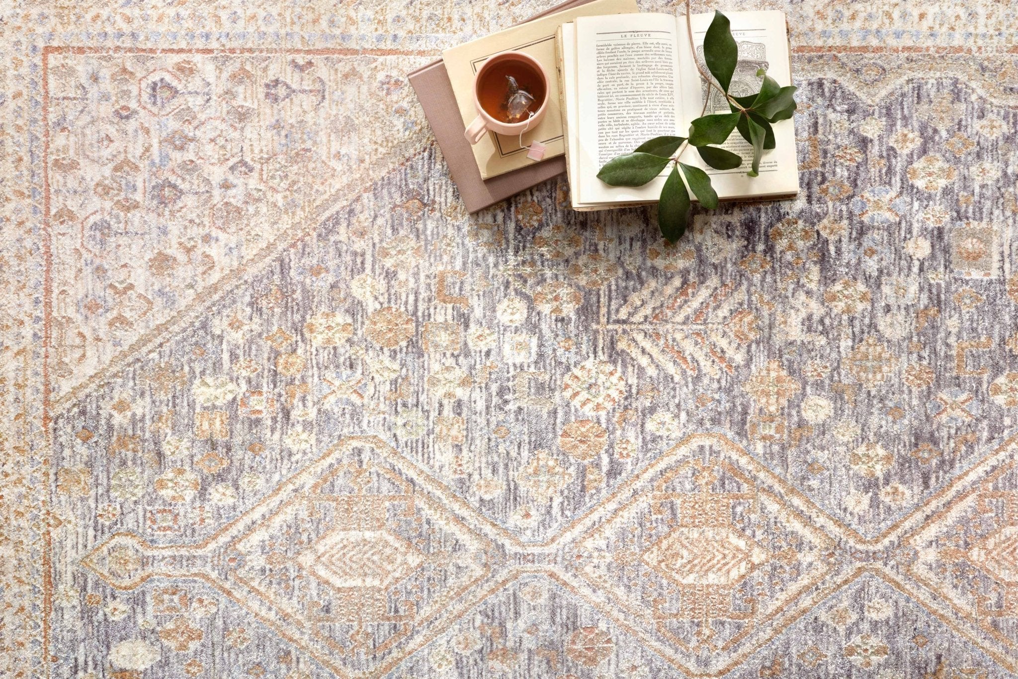 Magnolia Home By Joanna Gaines x Loloi Carlisle Blue / Ivory Rug White Cliff Studio Rugs