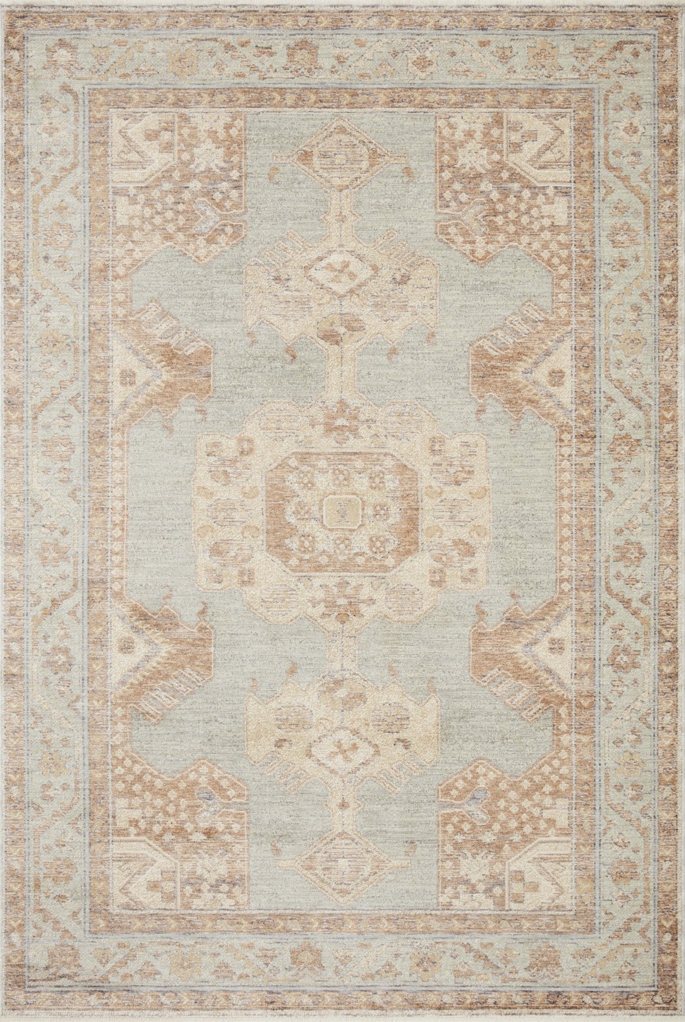 Magnolia Home By Joanna Gaines x Loloi Carlisle Seafoam / Taupe Rug White Cliff Studio Rugs