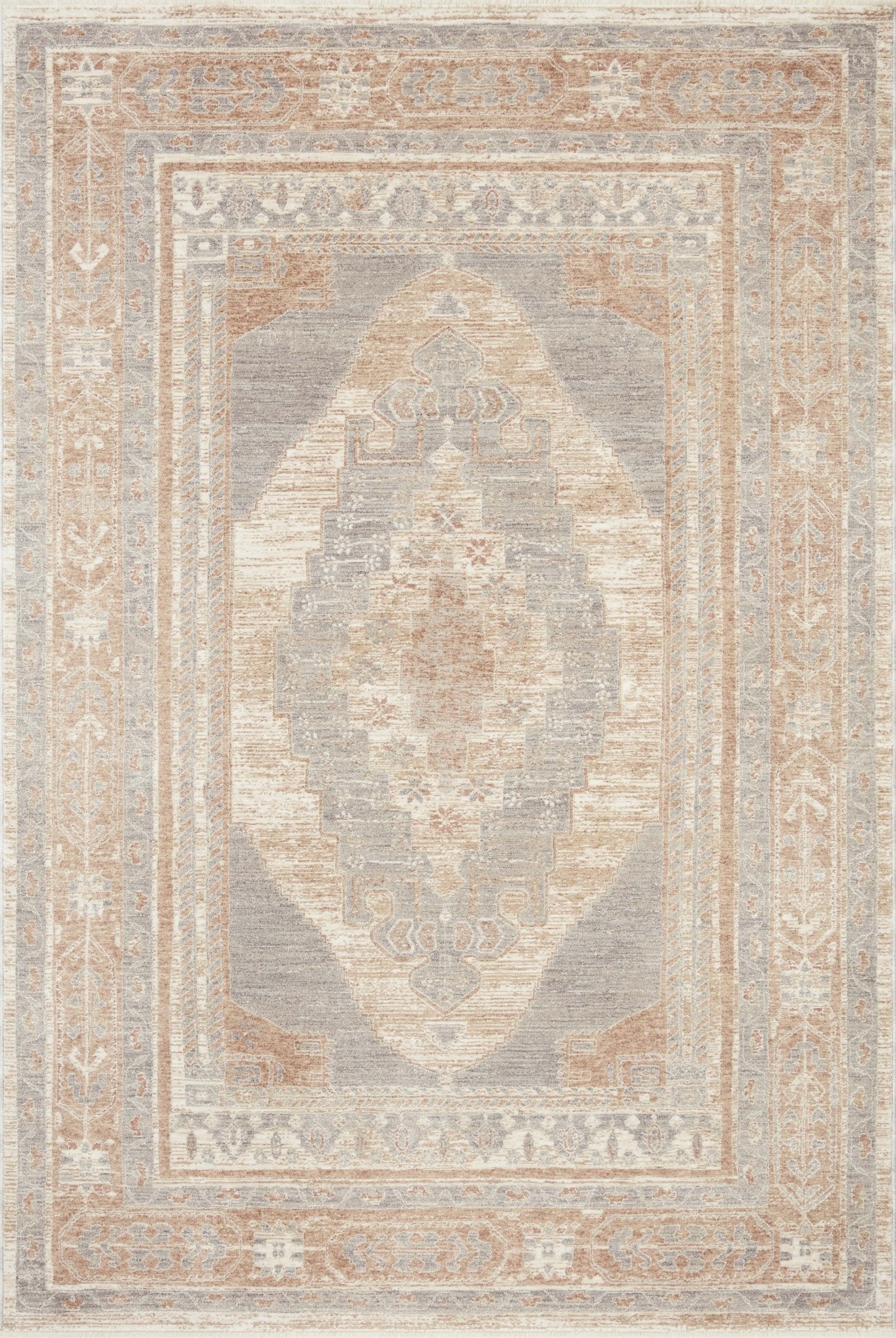 Magnolia Home By Joanna Gaines x Loloi Carlisle Slate / Taupe Rug White Cliff Studio Rugs