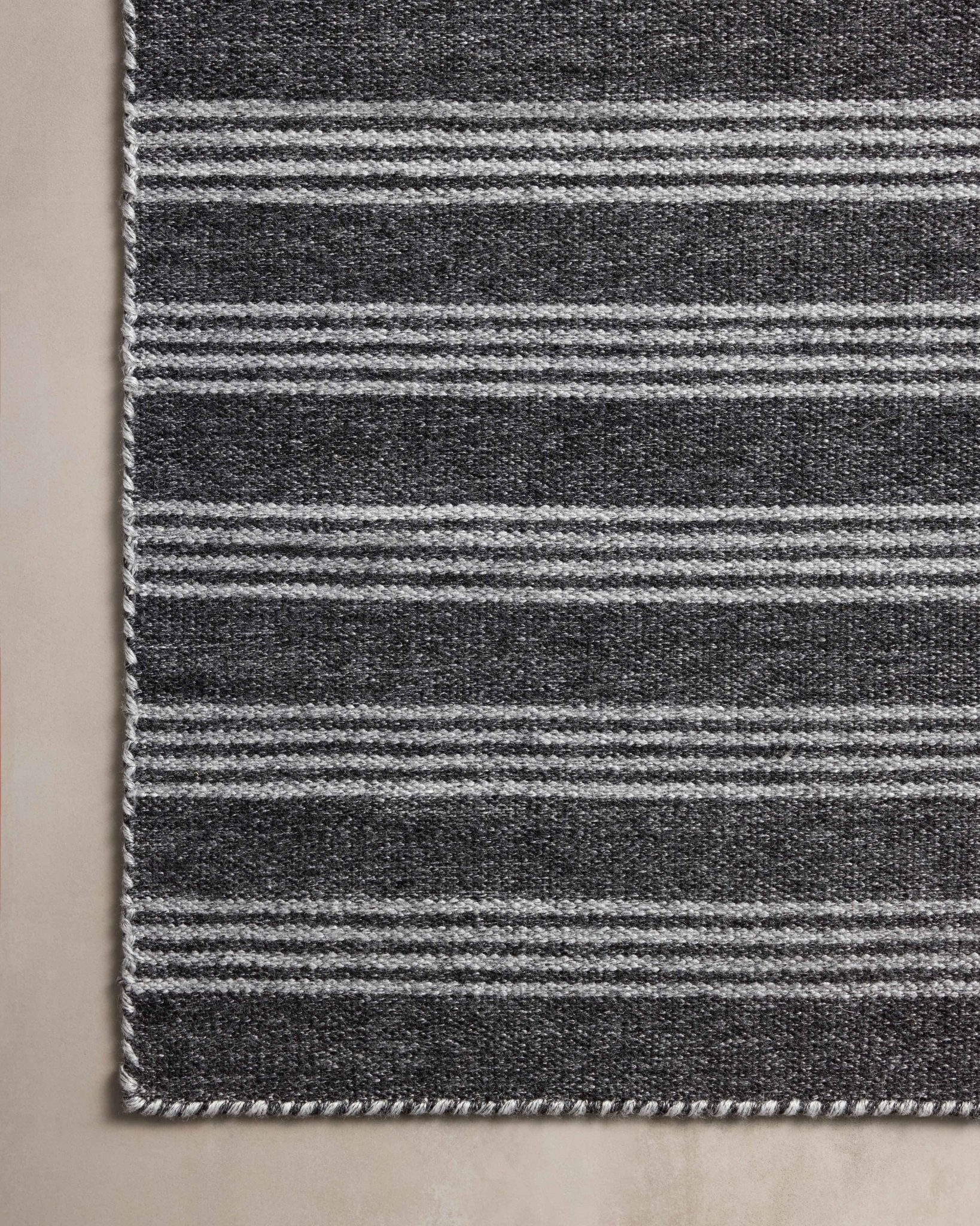 Magnolia Home by Joanna Gaines x Loloi Charlie Charcoal / Grey Rug