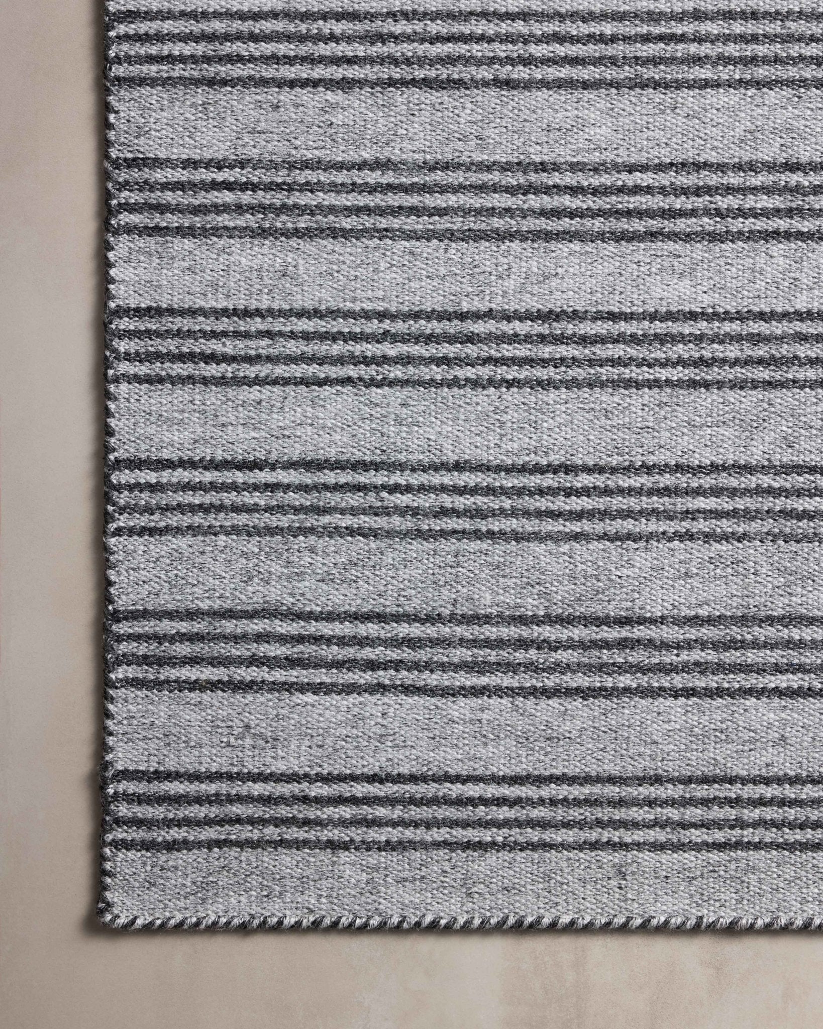 Magnolia Home by Joanna Gaines x Loloi Charlie Dove / Charcoal Rug White Cliff Studio Rugs