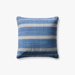 Magnolia Home by Joanna Gaines x Loloi Dennis Blue Pillow White Cliff Studio Throw Pillows