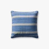 Magnolia Home by Joanna Gaines x Loloi Dennis Blue Pillow White Cliff Studio Throw Pillows