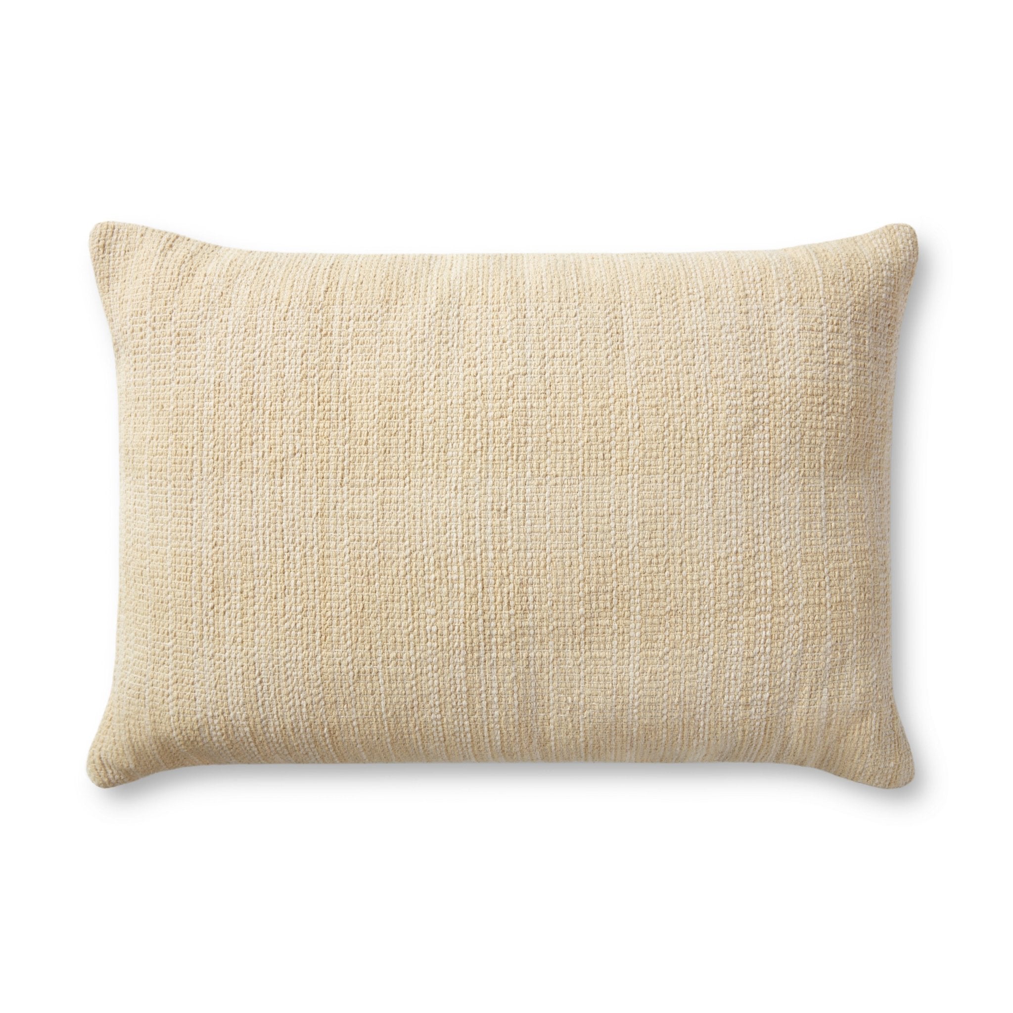 Magnolia Home by Joanna Gaines x Loloi Dolores Cream 16'' x 26'' Cover w/Down Pillow White Cliff Studio Throw Pillows