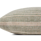 Magnolia Home by Joanna Gaines x Loloi Elaine Beige / Sage 18'' x 18'' Cover w/Down Pillow White Cliff Studio Throw Pillows