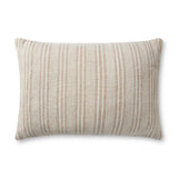 Magnolia Home by Joanna Gaines x Loloi Elaine Cream / Beige 16'' x 26'' Cover w/Poly Pillow White Cliff Studio Throw Pillows