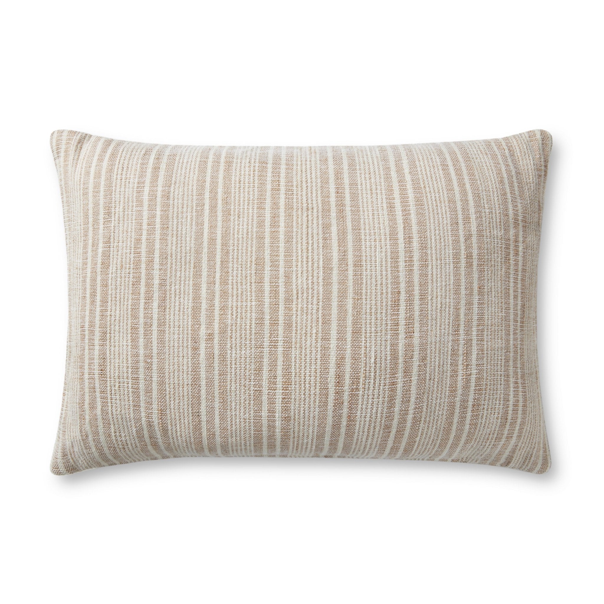 Magnolia Home by Joanna Gaines x Loloi Elaine Cream / Beige 16'' x 26'' Cover w/Poly Pillow White Cliff Studio Throw Pillows