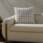 Magnolia Home by Joanna Gaines x Loloi Erin Ivory / Blue Pillow White Cliff Studio Throw Pillows