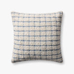 Magnolia Home by Joanna Gaines x Loloi Erin Ivory / Blue Pillow White Cliff Studio Throw Pillows