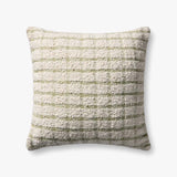 Magnolia Home by Joanna Gaines x Loloi Erin Ivory / Green Pillow White Cliff Studio Throw Pillows