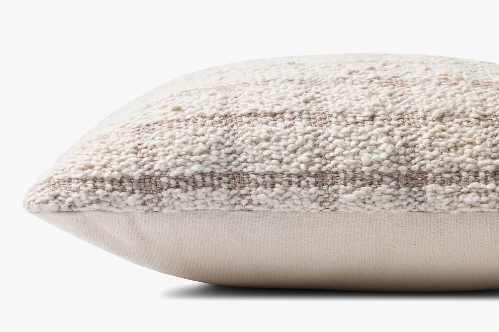 Magnolia Home by Joanna Gaines x Loloi Erin Ivory / Natural Pillow White Cliff Studio Throw Pillows