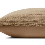Magnolia Home by Joanna Gaines x Loloi Gale PMH0050 Latte 22'' x 22'' Cover Only Pillow