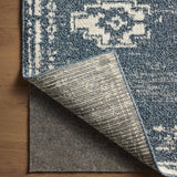Magnolia Home by Joanna Gaines x Loloi Gigi Denim / Ivory 18" x 18" Sample Rug White Cliff Studio Area Rugs