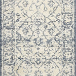 Magnolia Home by Joanna Gaines x Loloi Gigi Ivory / Blue 18" x 18" Sample Rug White Cliff Studio Area Rugs