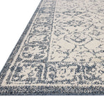 Magnolia Home by Joanna Gaines x Loloi Gigi Ivory / Blue 18" x 18" Sample Rug White Cliff Studio Area Rugs