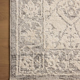 Magnolia Home by Joanna Gaines x Loloi Gigi Ivory / Stone 18" x 18" Sample Rug White Cliff Studio Area Rugs
