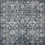 Magnolia Home by Joanna Gaines x Loloi Gigi Navy / Stone 18" x 18" Sample Rug White Cliff Studio Area Rugs
