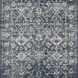 Magnolia Home by Joanna Gaines x Loloi Gigi Navy / Stone 18" x 18" Sample Rug White Cliff Studio Area Rugs