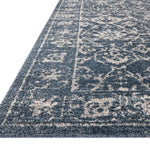 Magnolia Home by Joanna Gaines x Loloi Gigi Navy / Stone 18" x 18" Sample Rug White Cliff Studio Area Rugs