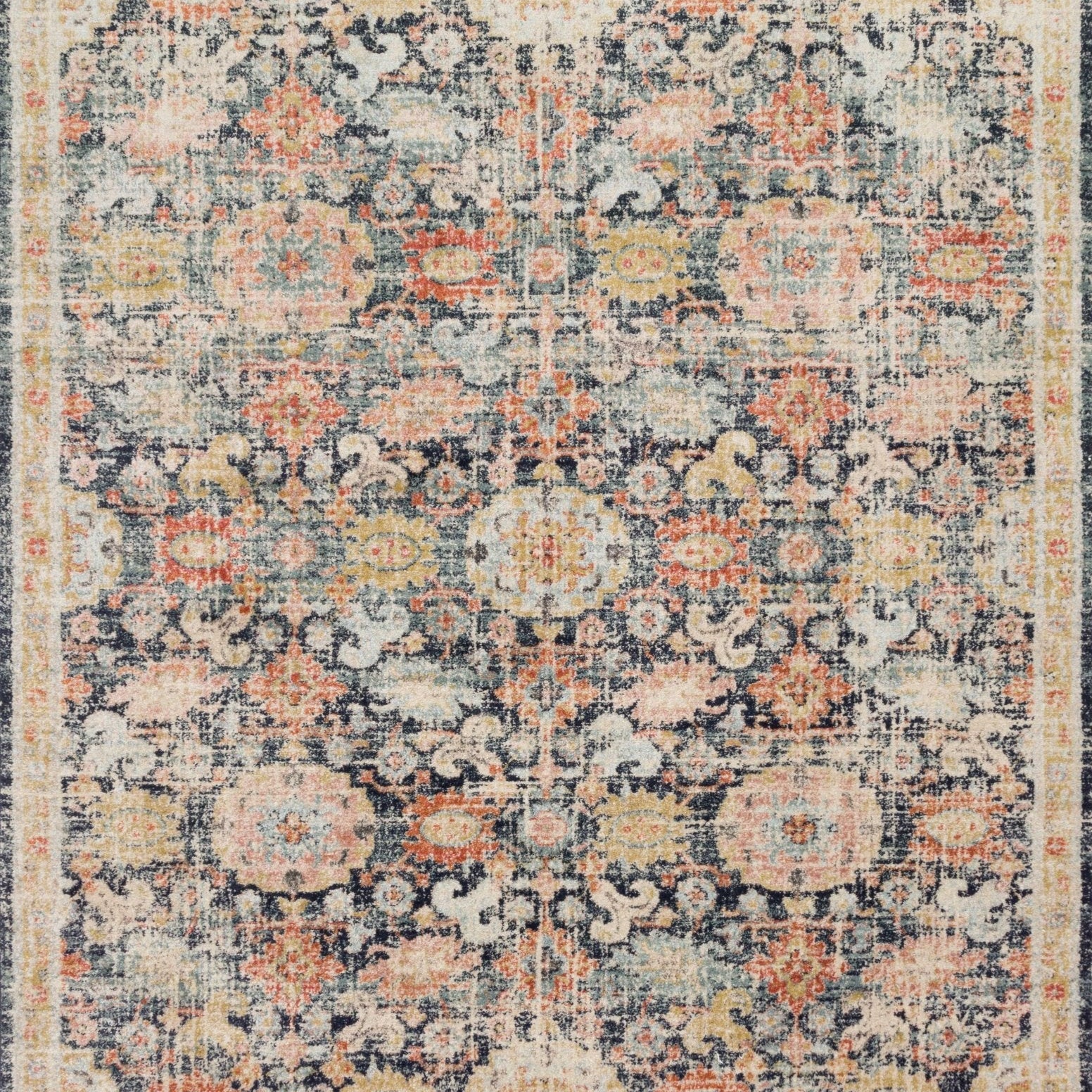 Magnolia Home By Joanna Gaines x Loloi Graham Blue / Multi Rug White Cliff Studio Rugs