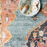 Magnolia Home By Joanna Gaines x Loloi Graham Blue / Sunrise Rug White Cliff Studio Rugs