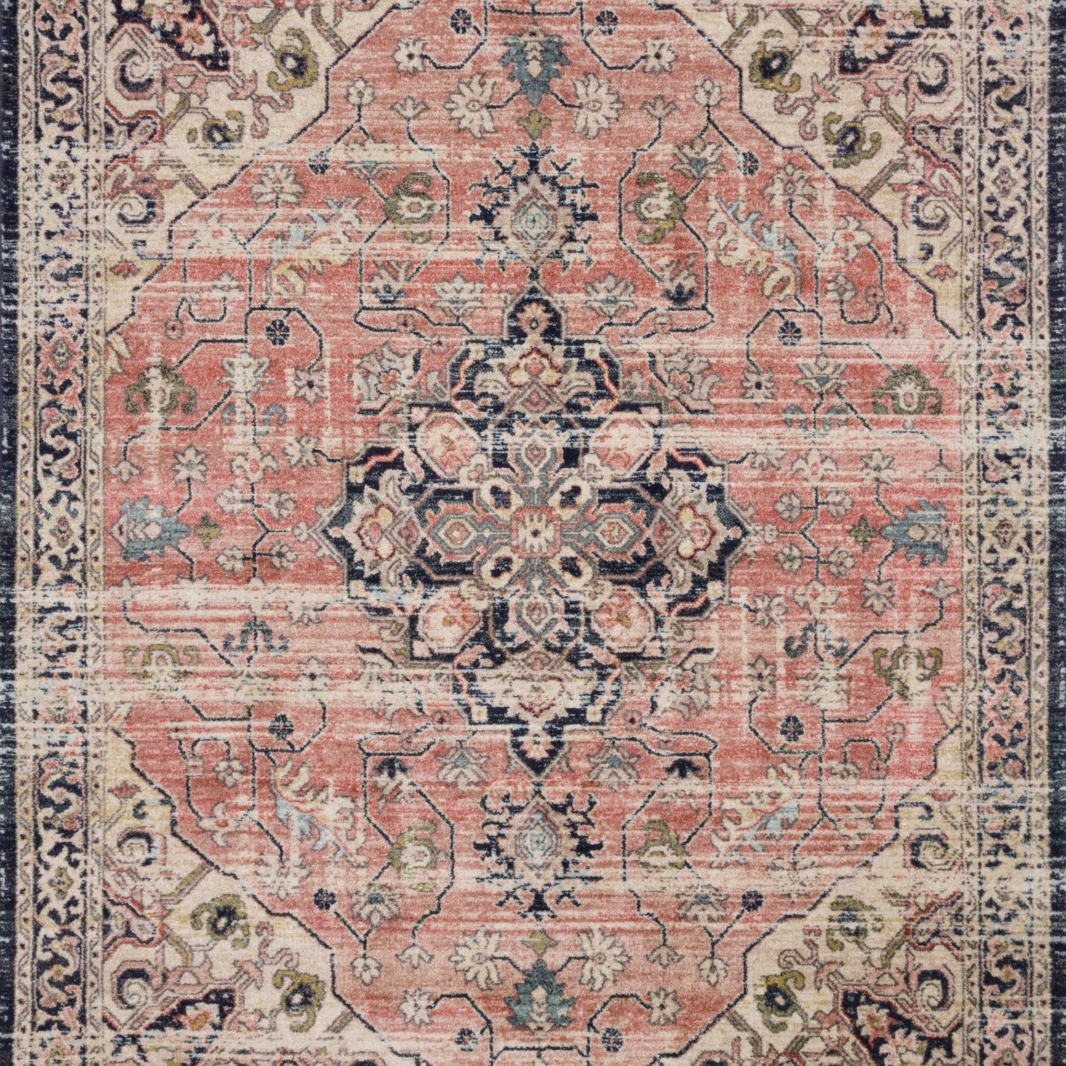 Magnolia Home By Joanna Gaines x Loloi Graham Coral / Navy Rug