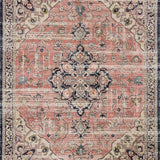 Magnolia Home By Joanna Gaines x Loloi Graham Coral / Navy Rug White Cliff Studio Rugs