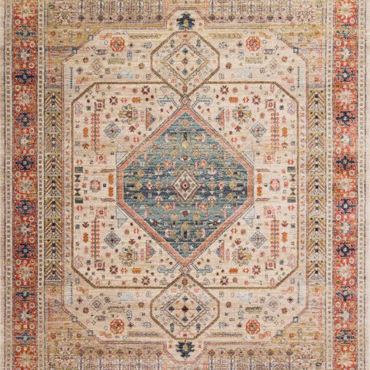 Magnolia Home By Joanna Gaines x Loloi Graham Persimmon / Antique Rug White Cliff Studio Rugs