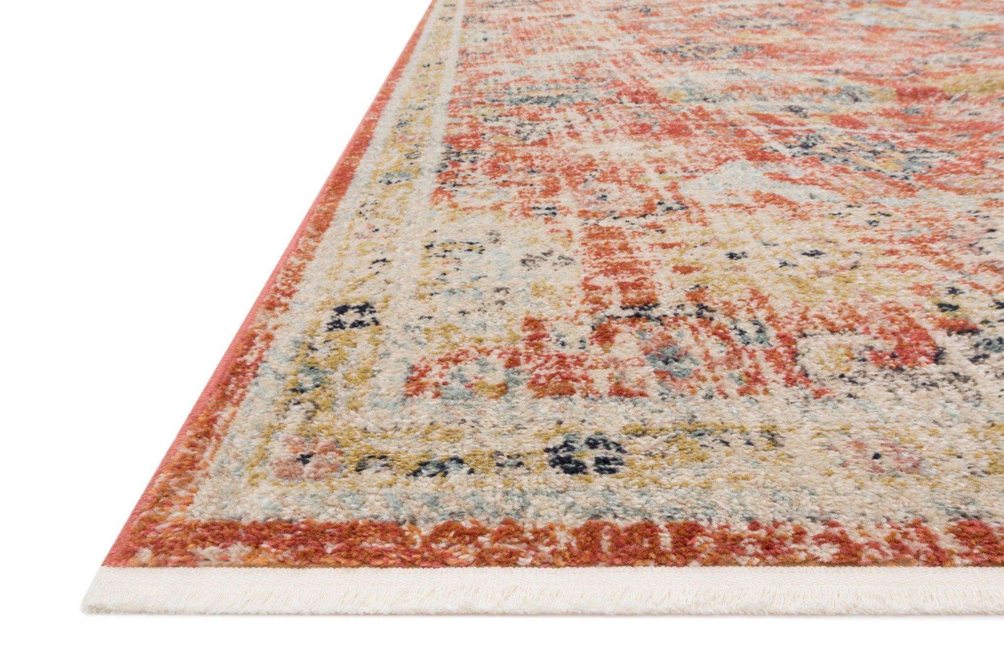 Magnolia Home By Joanna Gaines x Loloi Graham Persimmon / Multi Rug White Cliff Studio Rugs