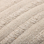 Magnolia Home by Joanna Gaines x Loloi Harriet Neutral 18'' x 18'' Pillow Cover Only White Cliff Studio Throw Pillows