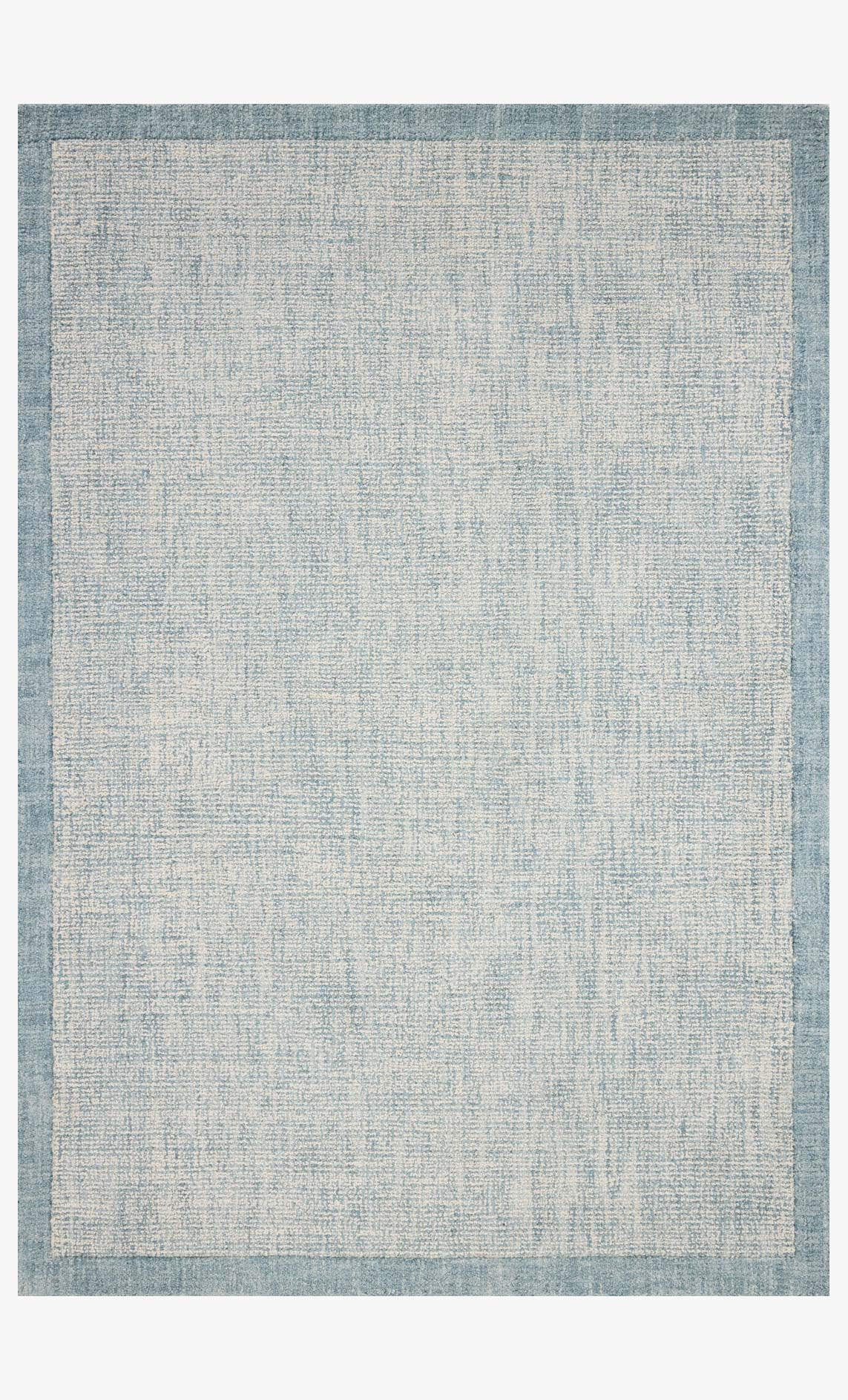 Magnolia Home by Joanna Gaines x Loloi Henley Ivory / Blue Rug White Cliff Studio Area Rugs