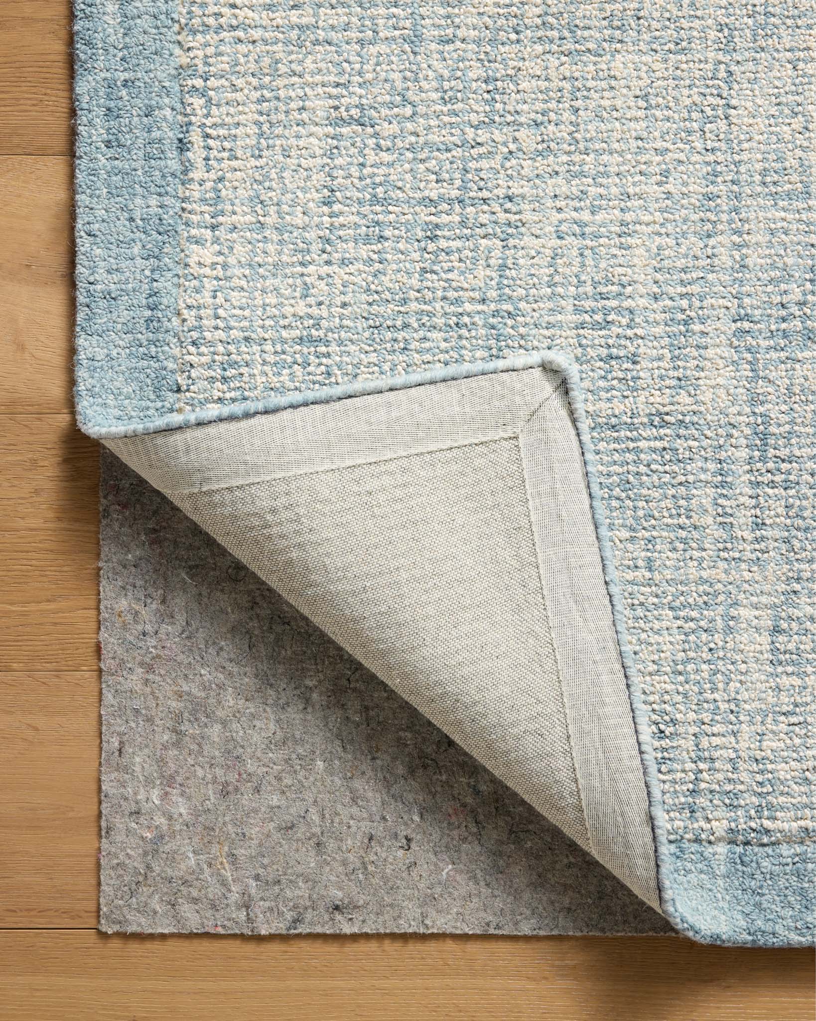Magnolia Home by Joanna Gaines x Loloi Henley Ivory / Blue Rug White Cliff Studio Area Rugs