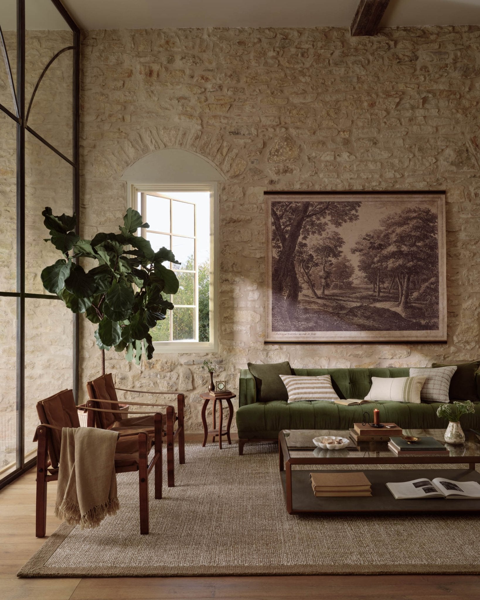 Magnolia Home by Joanna Gaines x Loloi Henley Ivory / Brown Rug White Cliff Studio Area Rugs