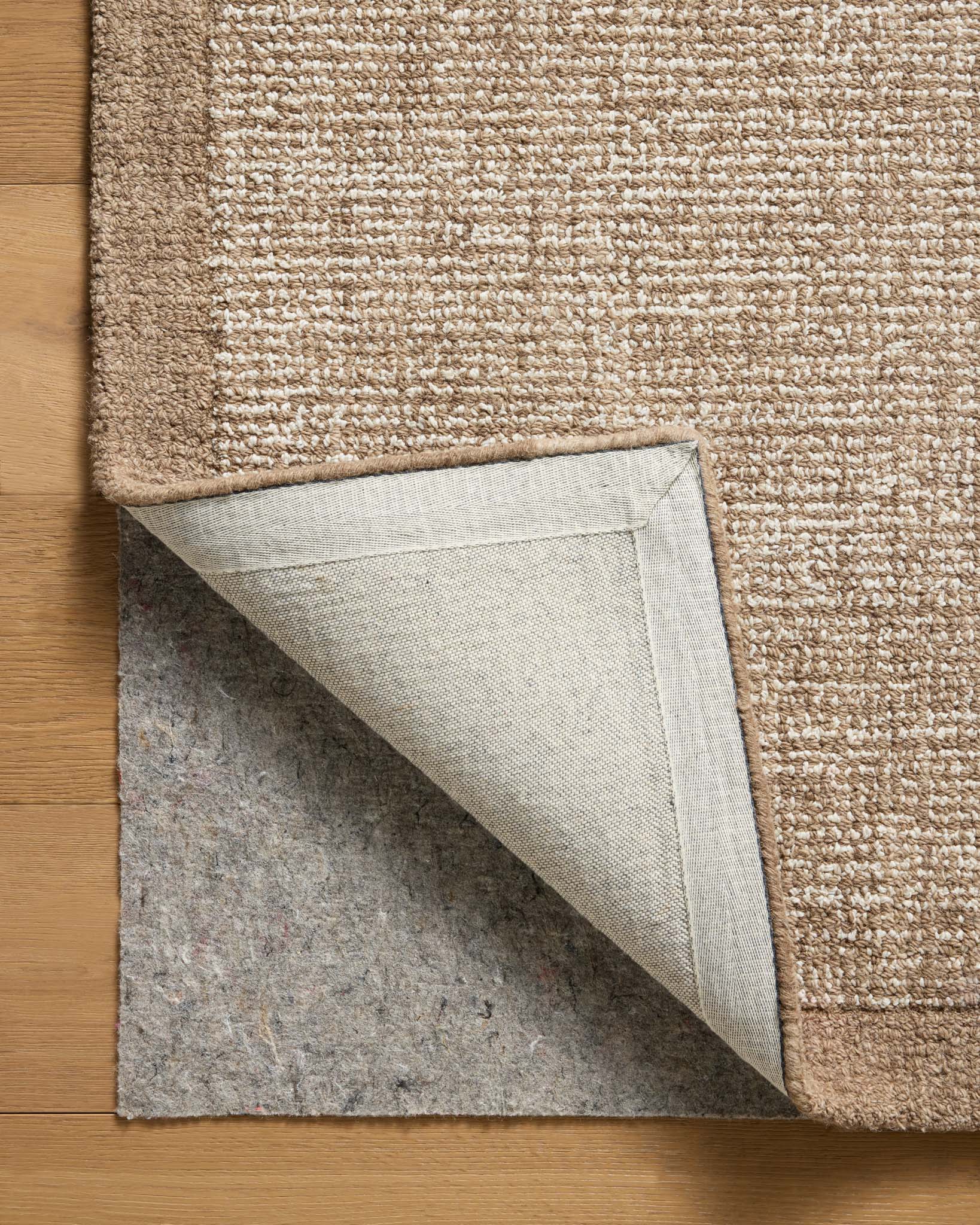 Magnolia Home by Joanna Gaines x Loloi Henley Ivory / Brown Rug White Cliff Studio Area Rugs