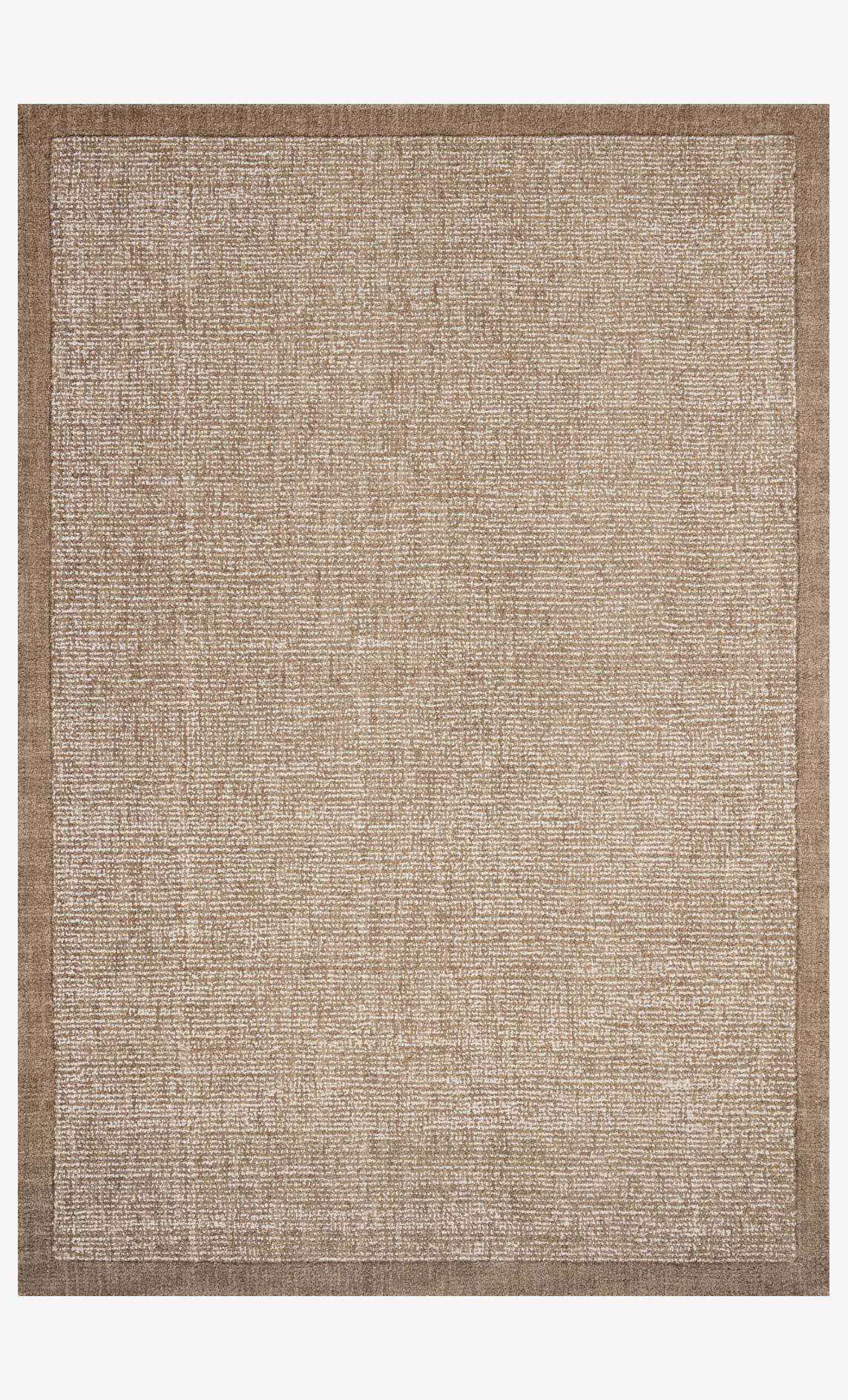 Magnolia Home by Joanna Gaines x Loloi Henley Ivory / Brown Rug White Cliff Studio Area Rugs