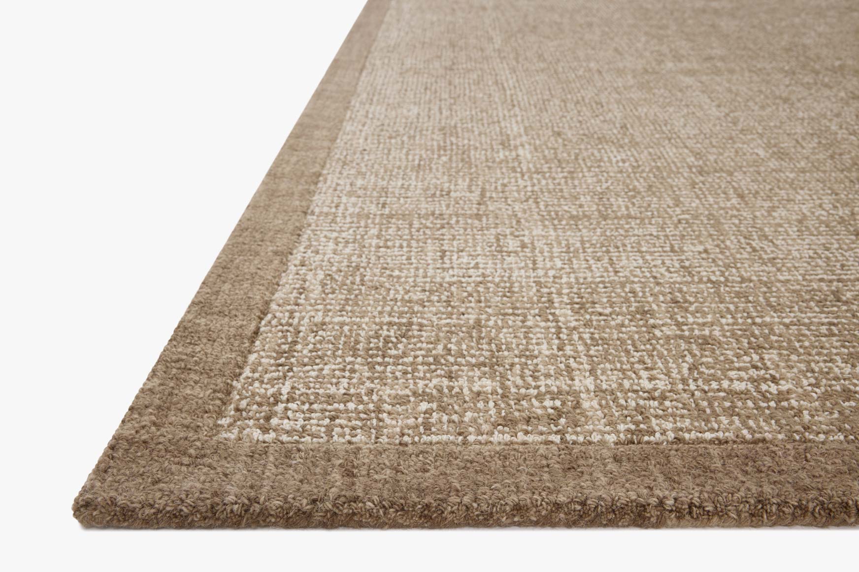 Magnolia Home by Joanna Gaines x Loloi Henley Ivory / Brown Rug White Cliff Studio Area Rugs