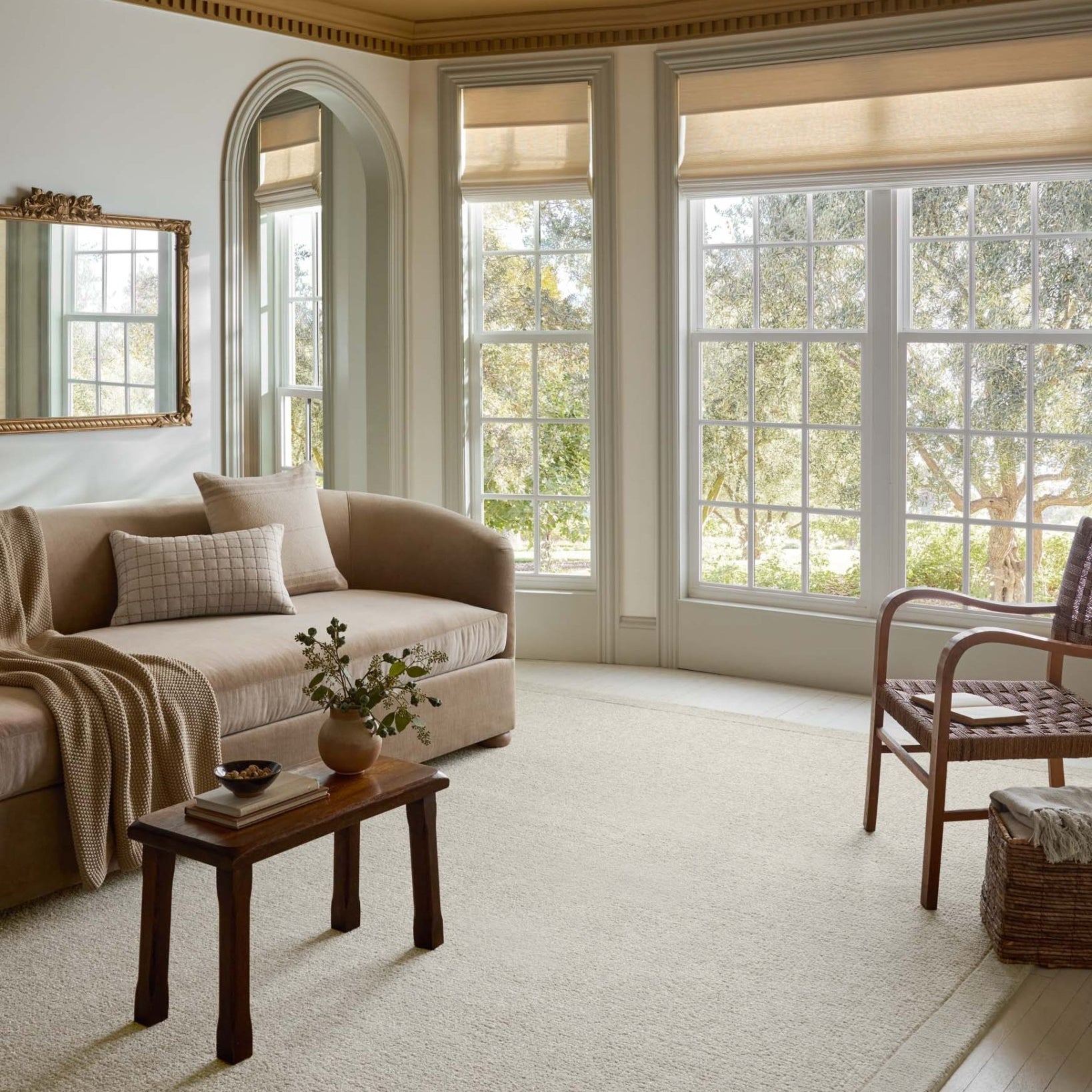 Magnolia Home by Joanna Gaines x Loloi Henley Ivory / Silver Rug White Cliff Studio Area Rugs