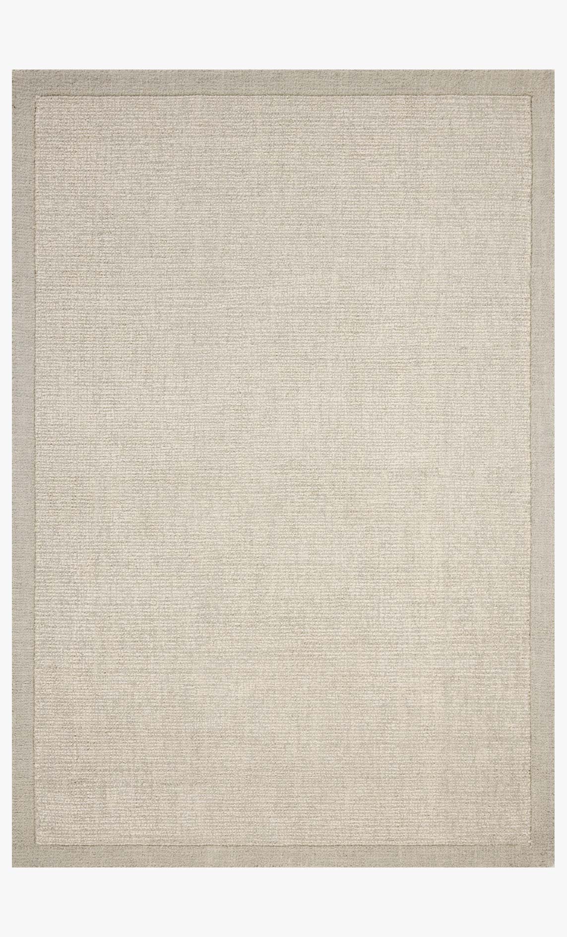 Magnolia Home by Joanna Gaines x Loloi Henley Ivory / Silver Rug White Cliff Studio Area Rugs