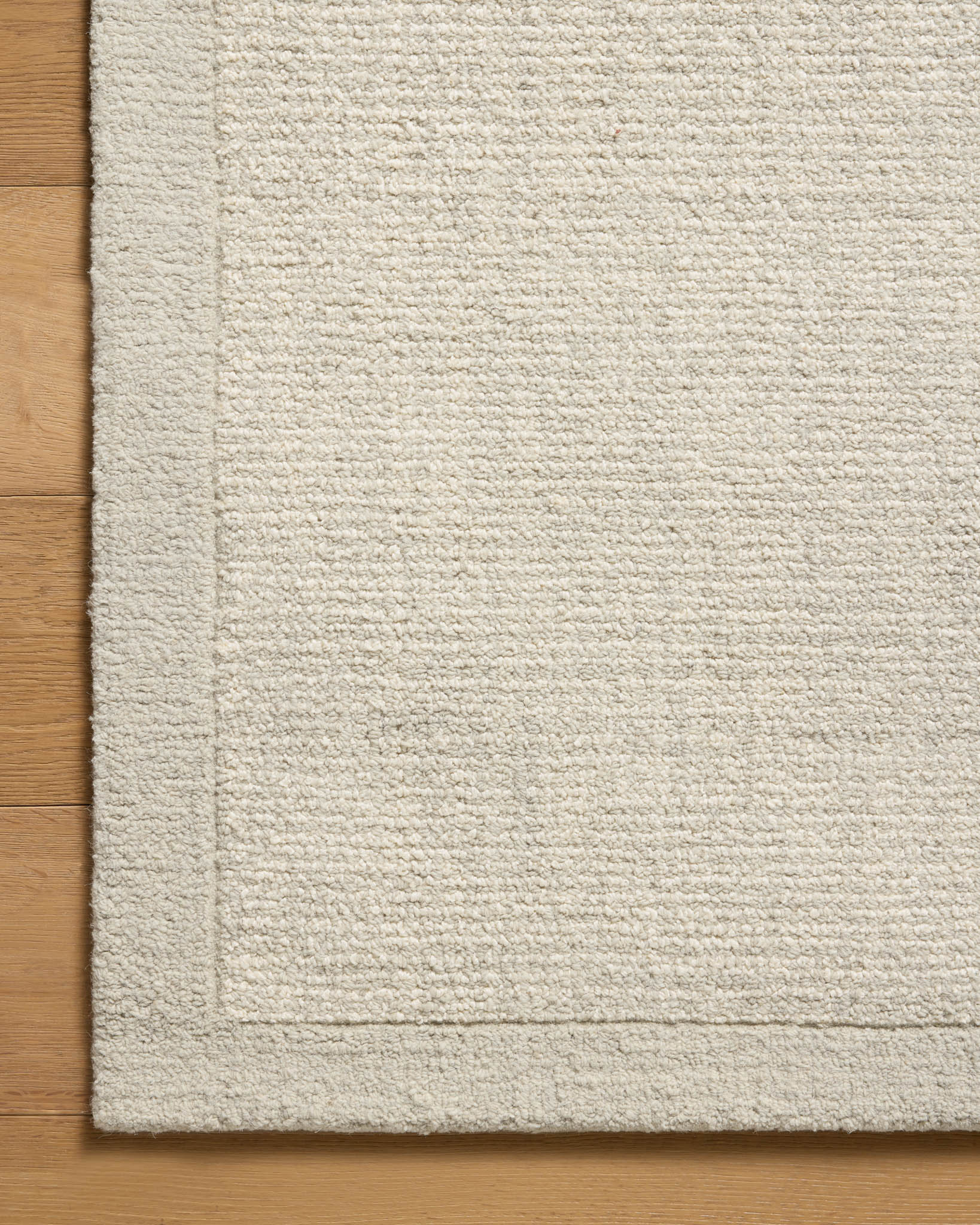 Magnolia Home by Joanna Gaines x Loloi Henley Ivory / Silver Rug White Cliff Studio Area Rugs