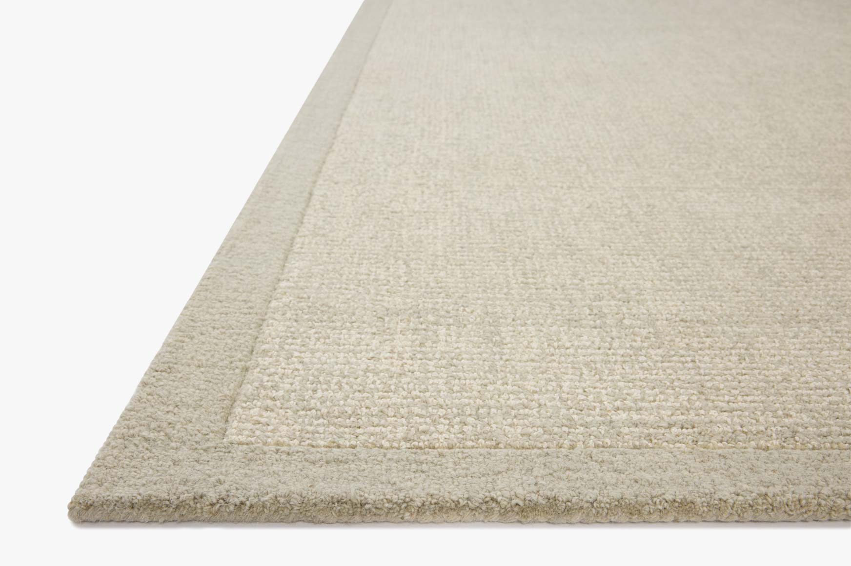 Magnolia Home by Joanna Gaines x Loloi Henley Ivory / Silver Rug White Cliff Studio Area Rugs